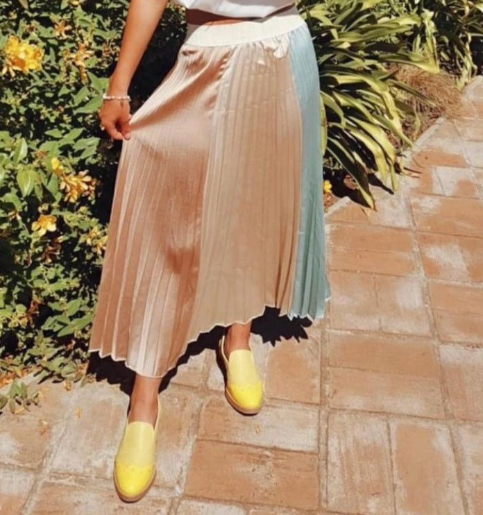 Mocasine Garcia cuero Amarillo c/richiato